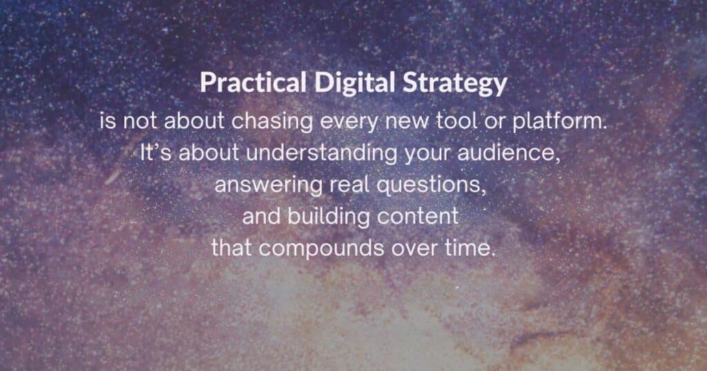 symbolizing long-term digital strategy and sustainable growth.