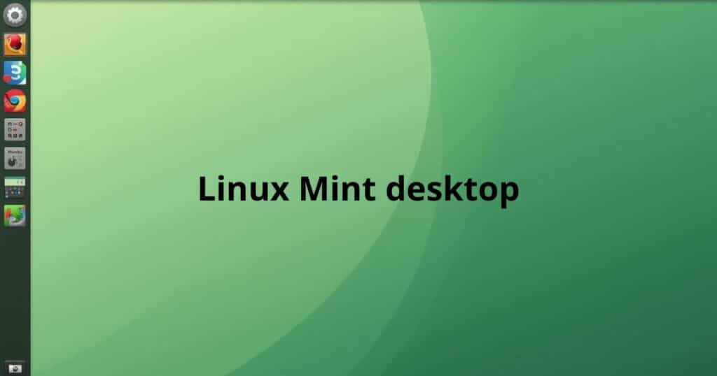 Linux Mint desktop with Google Chrome up to date