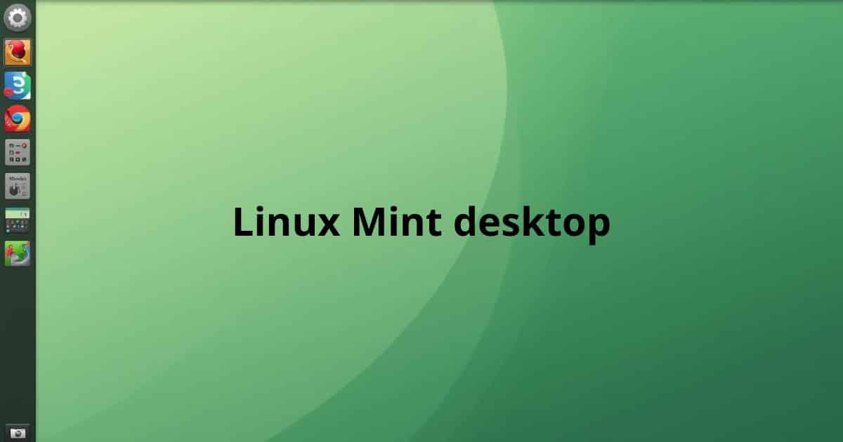 Linux Mint desktop with Google Chrome up to date