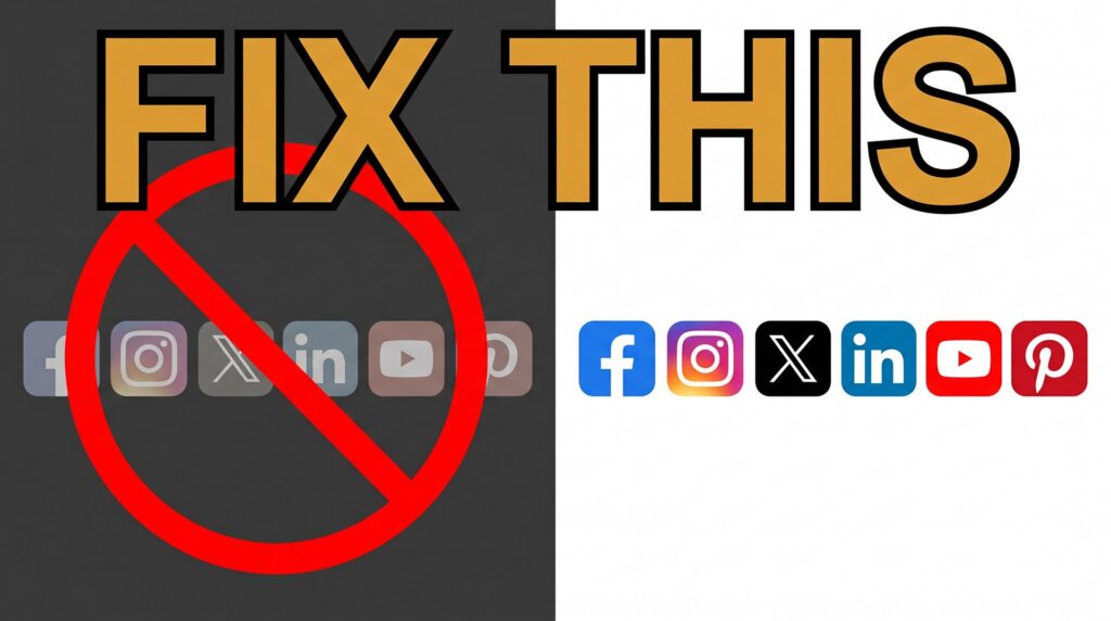 Fix This Social Media Icons